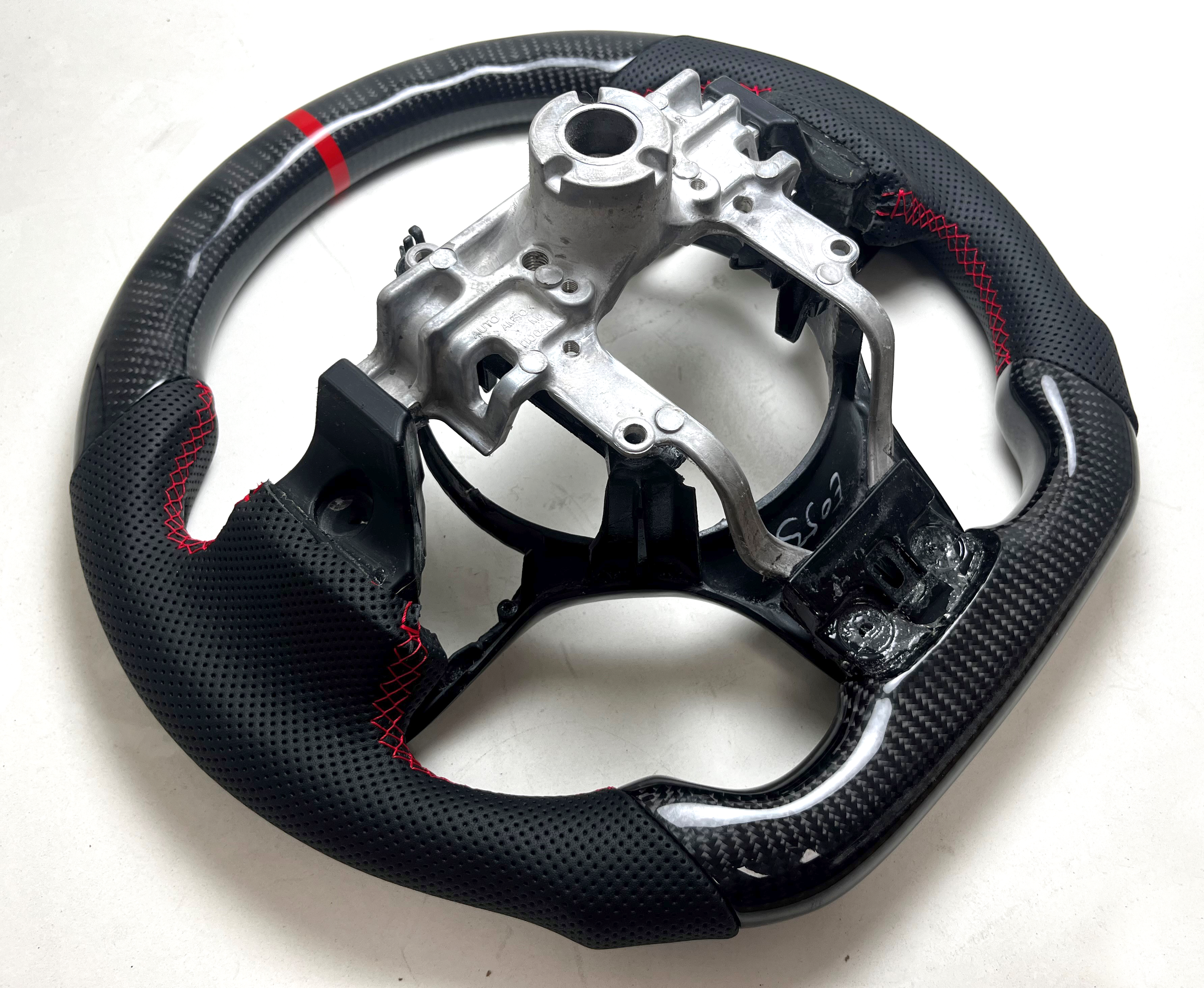 Mitsubishi EVO X Carbon Fiber Steering Wheel Option 2-thumbmail-3