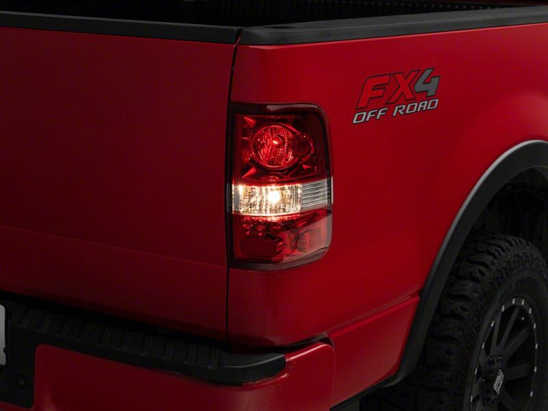 Raxiom 04-08 Ford F-150 Styleside OEM Style Tail Lights- Chrome Housing- Red Lens-thumbmail-3