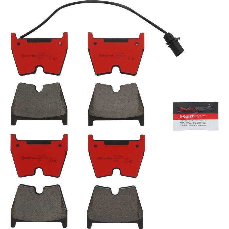 Brembo OE 08-12 Audi R8/14-15 R8/13-15 RS5 PRIME Ceramic Brake Pad - Front-thumbmail-2