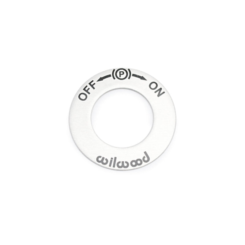 Wilwood ON/OFF Switch EPB Sticker ALUM .87 IDx-thumbmail-1