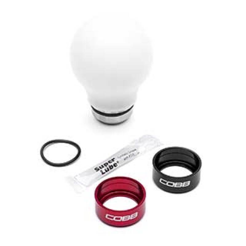 Cobb 2022+ Honda Civic Type R 6-Speed Short Weighted Cobb Knob - White-thumbmail-2