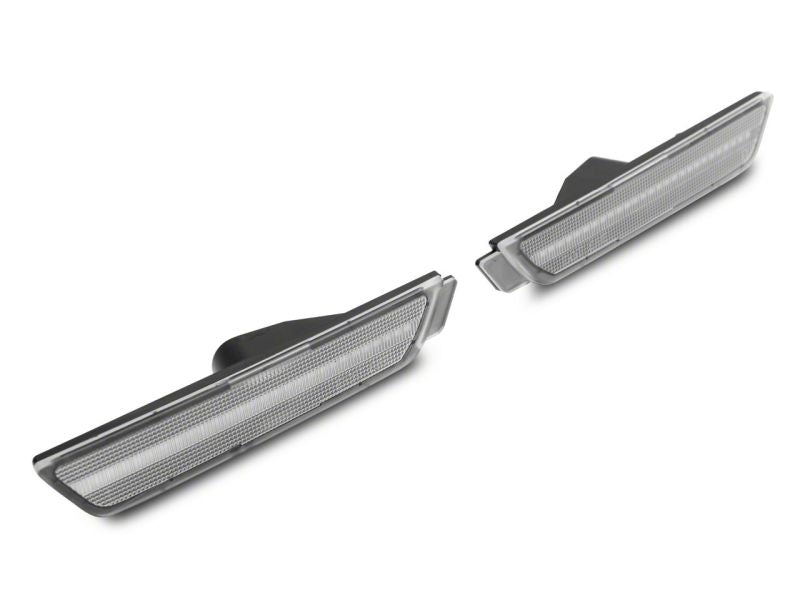 Raxiom 10-15 Chevrolet Camaro Axial Series LED Front and Rear Side Markers- Clear-thumbmail-3