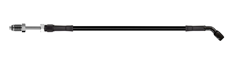 Goodridge 58in Universal Clutch Line w/Blk Fittings & Blk Hose - 45 Deg Banjo w/Straight 7/16 UNF-thumbmail-1