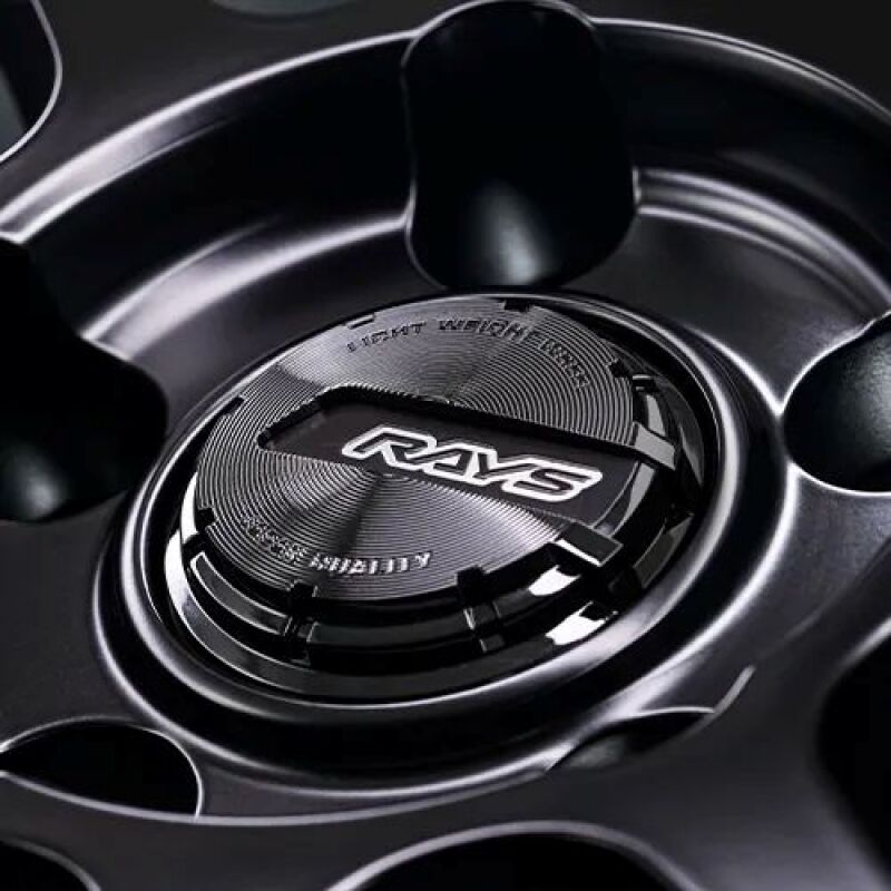 Gram Lights 57NR LIMITED II 18x8.5 +22 5-112 Semigloss Black Wheel w/ Black Cap/Stickers/Air Valve-thumbmail-2