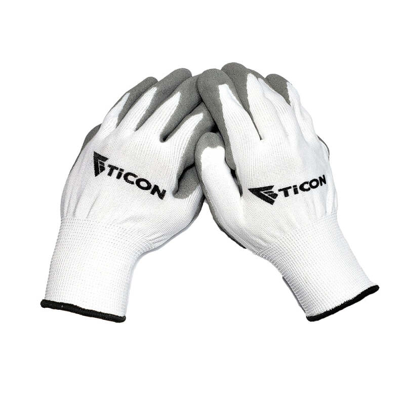 Ticon Industries Fabrication Basics Nitrile Coated Nylon Gloves 10pk - Large (Size 9)-thumbmail-1