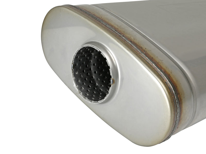 aFe MACH Force XP 304 Stainless Steel Muffler 2.5in Center/Offset 18in L x 9in W x 4in H-thumbmail-2