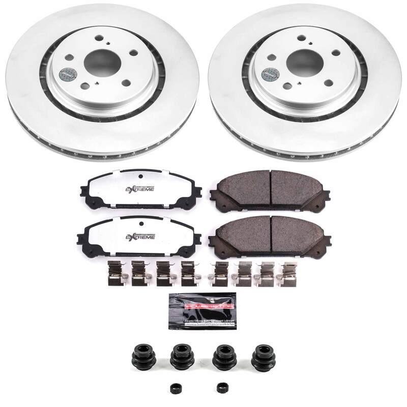 Power Stop 22-24 Lexus NX350 Front Z36 Coated Truck & Tow Brake Kit-thumbmail-1