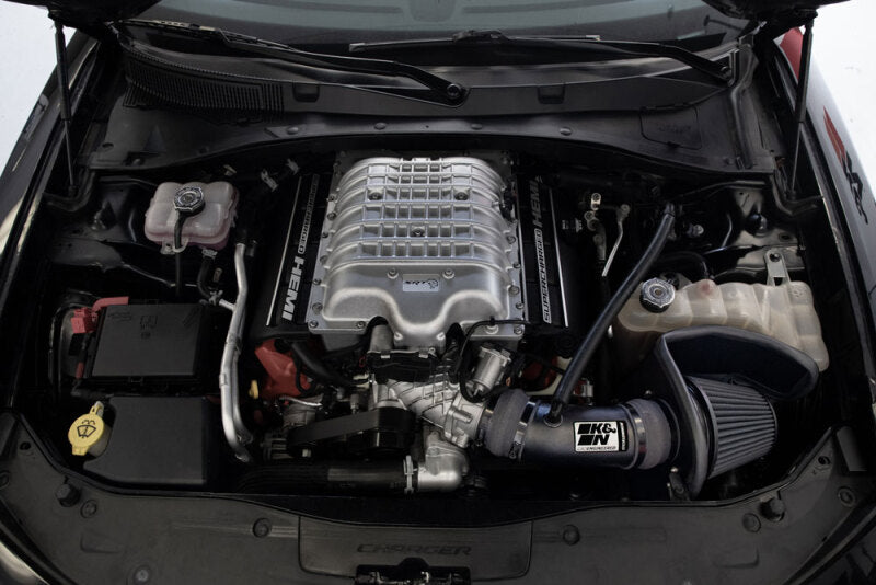 K&N 17-23 Dodge Charger/Challenger Hellcat SC 6.2L V8 DRYFLOW Performance Air Intake System-thumbmail-3