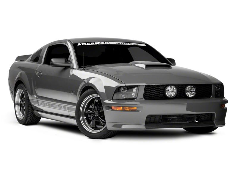 Raxiom 05-09 Ford Mustang Excluding GT500 LED Halo Projector Headlights- Blk Housing (Clear Lens)-thumbmail-5