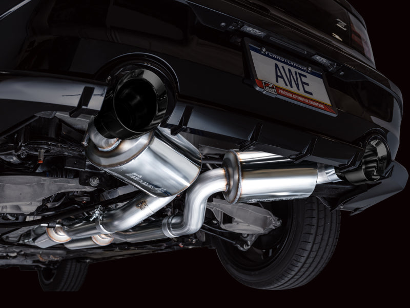AWE 2023 Nissan Z RZ34 RWD Touring Edition Catback Exhaust System w/ Diamond Black Tips-thumbmail-5