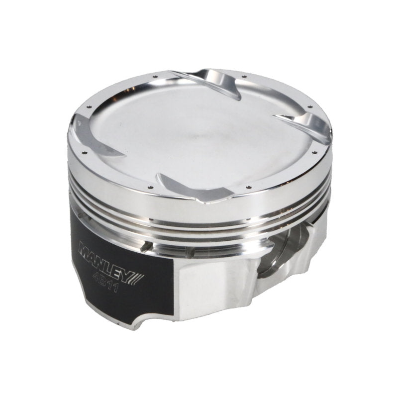 Manley 08+ Mitsubishi 4B11T 86mm STD -11cc Dome 9.0:1 CR Turbo Tuff Series Piston Set w/ Rings-thumbmail-1