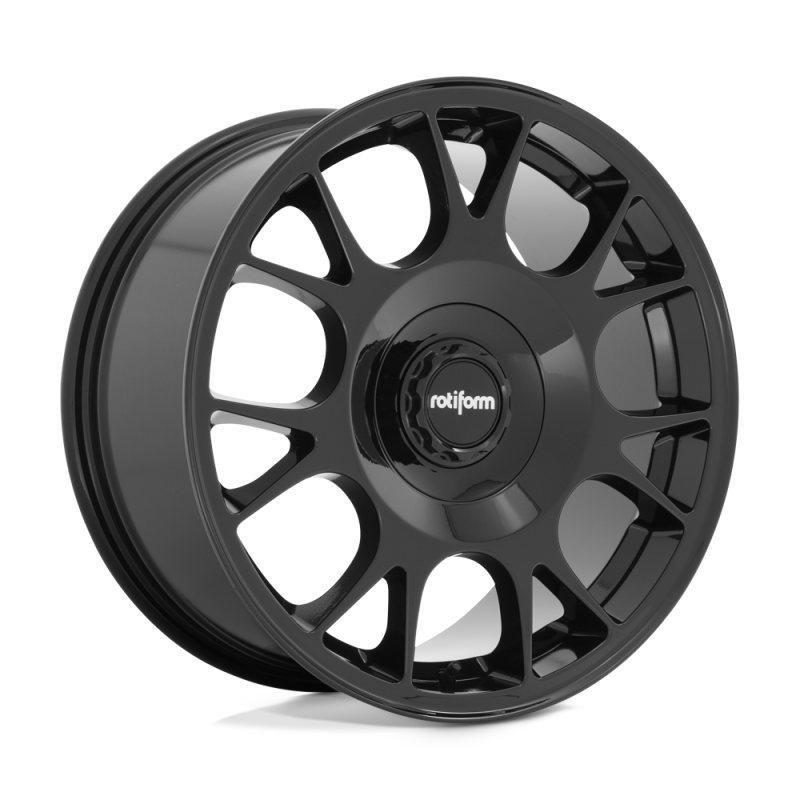 Rotiform R187 TUF-R Wheel 18x8.5 5x112/5x114.3 45 Offset - Gloss Black-thumbmail-1