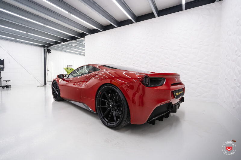 Vossen x Novitec NF10 21x9 ET:35 Gloss Black Ferrari 488 / F8 Front Wheel-thumbmail-3