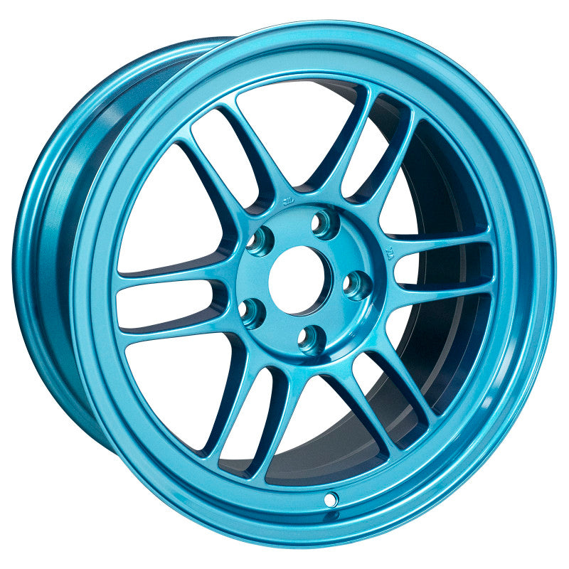 Enkei RPF1 17x9 5x114.3 22mm Offset 73mm Bore Emerald Blue Wheel (MOQ 40)-thumbmail-1