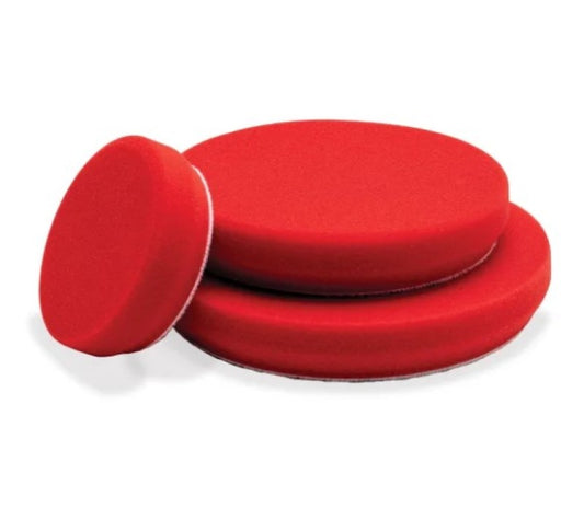 Griots Garage 3in Red Waxing Pads (Set of 3) - Single