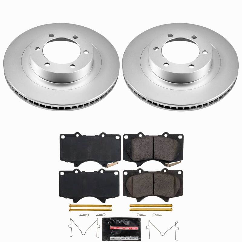 Power Stop 03-09 Lexus GX470 Front Z23 Coated Brake Kit-thumbmail-1