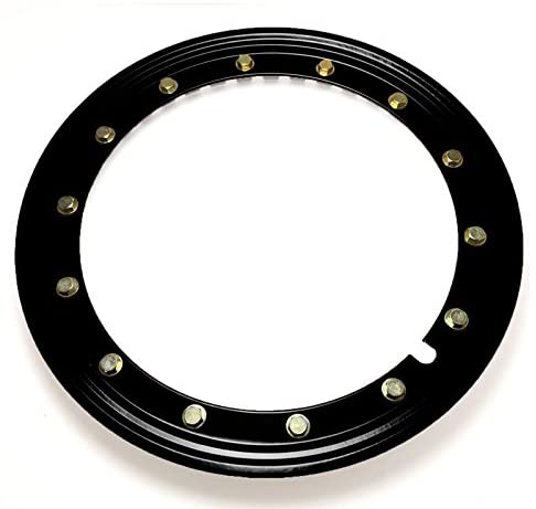 Simulated Bead Lock Hubcap Rings - 16" Black-thumbmail-3