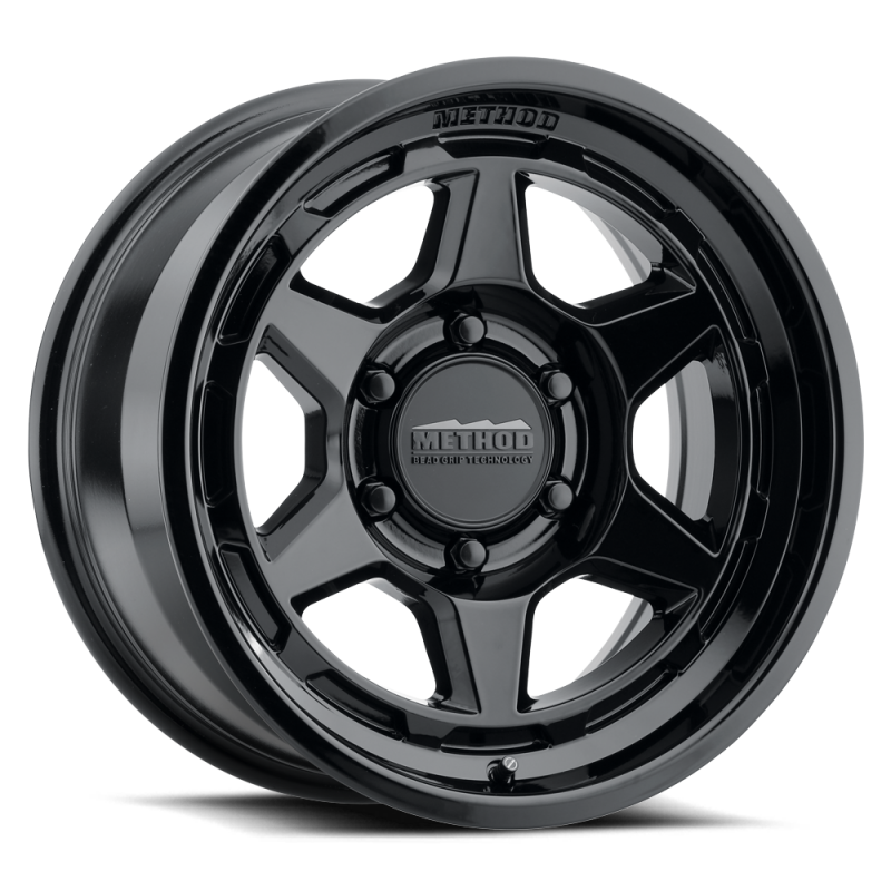 Method MR708 17x8.5 / 0mm Offset / 6x5.5 / 106.25mm CB - Gloss Black-thumbmail-1