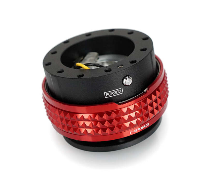 NRG Quick Release Kit - Pyramid Edition - Black Body / Red Pyramid Ring-thumbmail-1