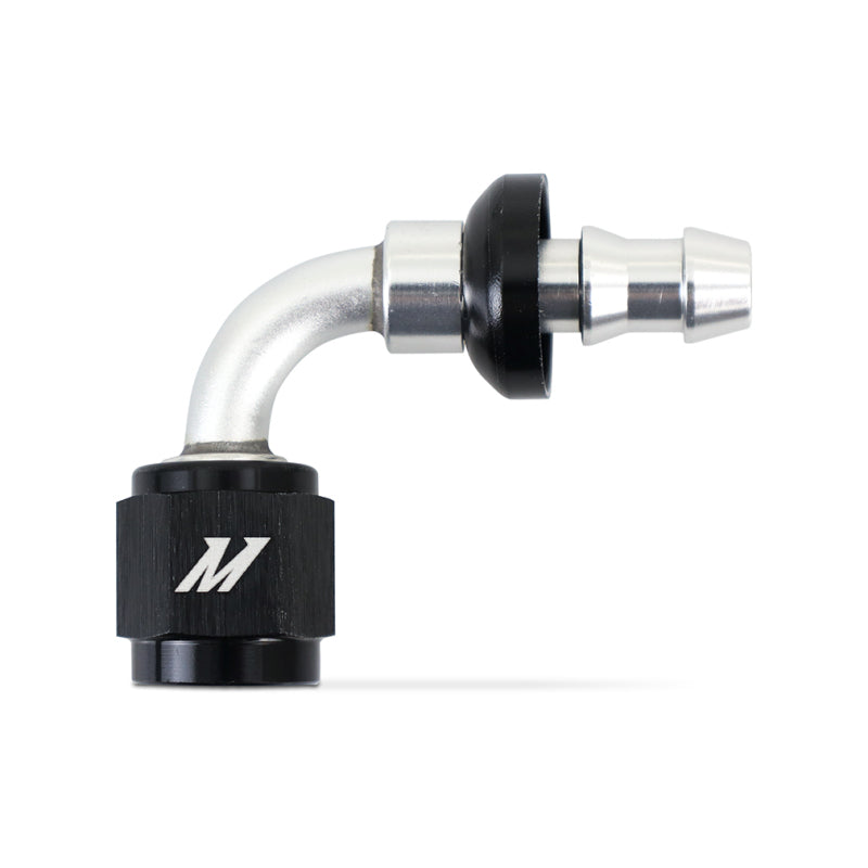 Mishimoto 90-Degree Push Lock Fitting - 4AN-thumbmail-1