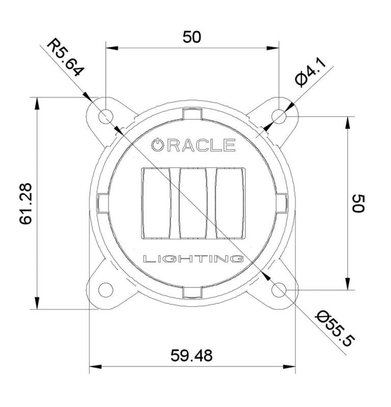 Oracle 60mm 15W Fog Beam LED Emitter-thumbmail-2