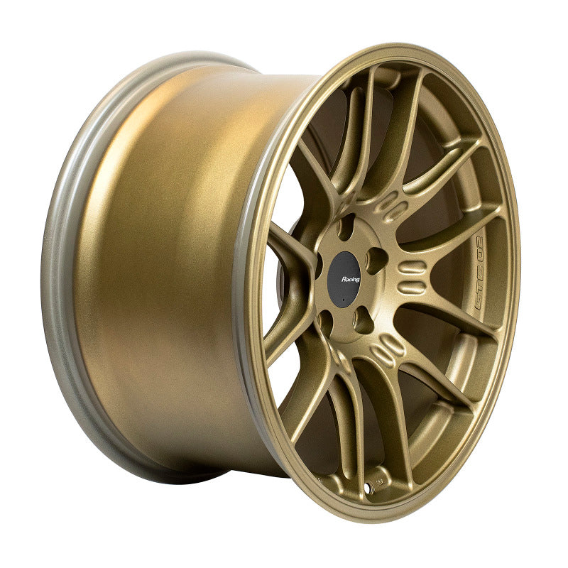 Enkei GTC02 18x10 5x112 32mm Offset 66.5mm Bore Titanium Gold Wheel-thumbmail-2
