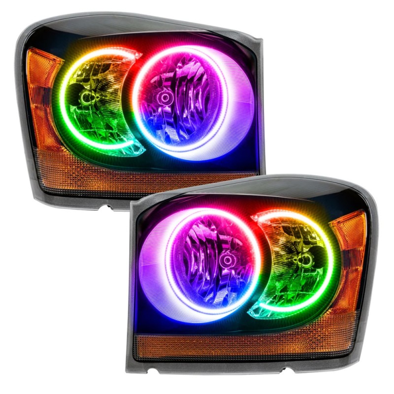 Oracle 04-06 Dodge Durango SMD HL - Black - ColorSHIFT w/ BC1 Controller-thumbmail-1