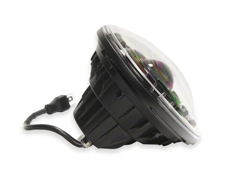 Raxiom 07-18 Jeep Wrangler JK Axial Series Quatro LED Headlights- Black Housing- Clear Lens-thumbmail-5