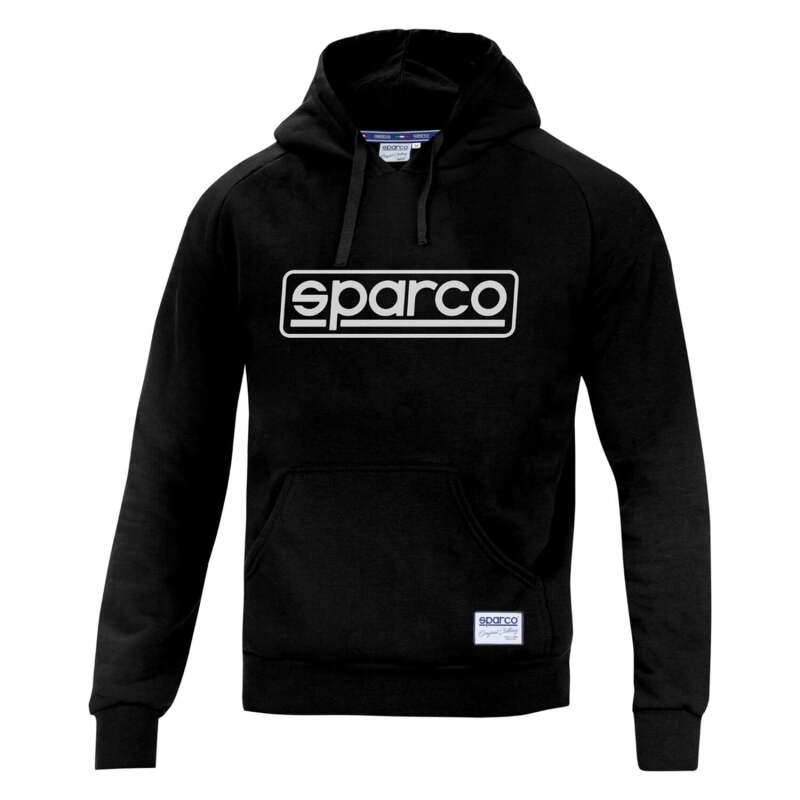 Sparco Hoodie Frame SMALL Black-thumbmail-1