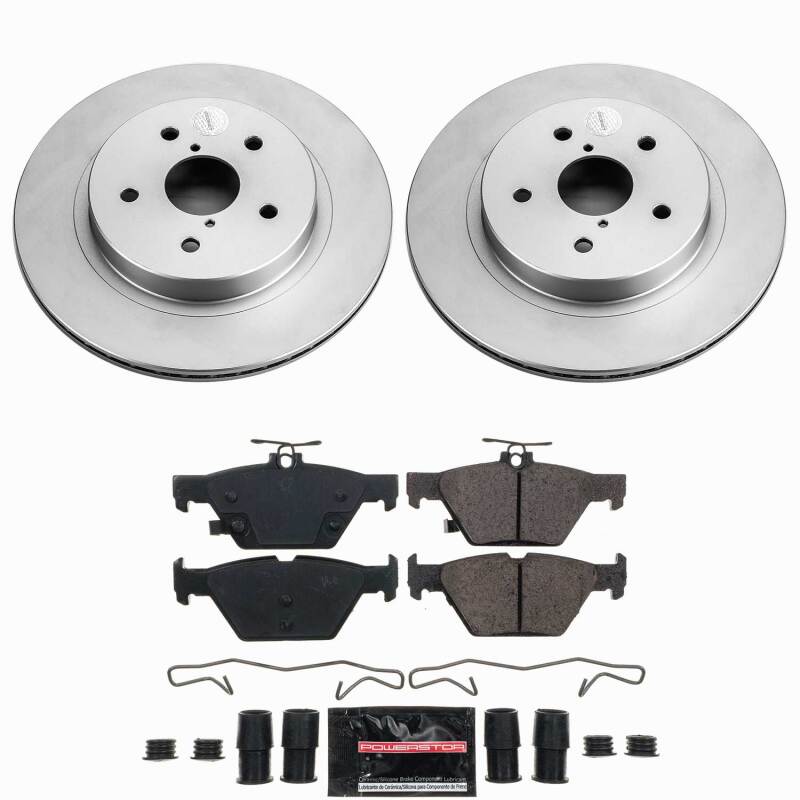 Power Stop 2025 Subaru Forester Rear Z23 Coated Brake Kit-thumbmail-1