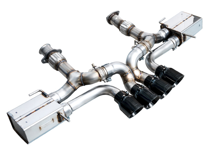 AWE 2023 C8 Corvette Z06 SwitchPath Cat-Back Exhaust - Diamond Black Tips-thumbmail-18