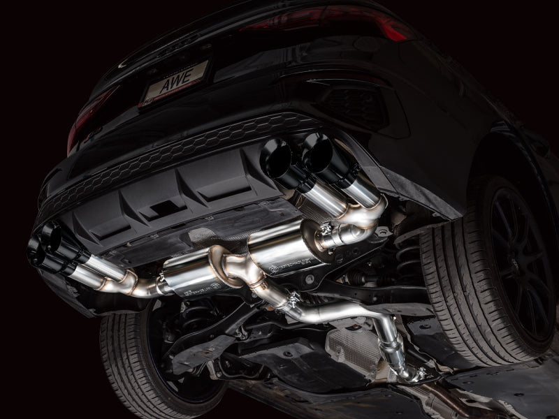 AWE 22-24 Audi 8Y S3 Touring Edition Exhaust - Diamond Black Tips-thumbmail-4