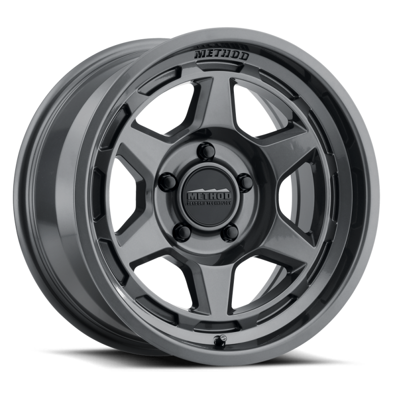 Method MR708 Bead Grip 17x9 / -38mm Offset / 5x4.5 / 83mm CB - Gloss Titanium-thumbmail-2