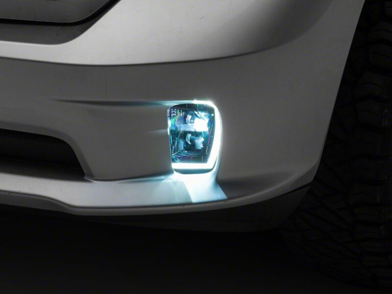 Raxiom 13-18 Dodge RAM 1500 Switchback LED Fog Lights with LED DRL- White and Yellow-thumbmail-4