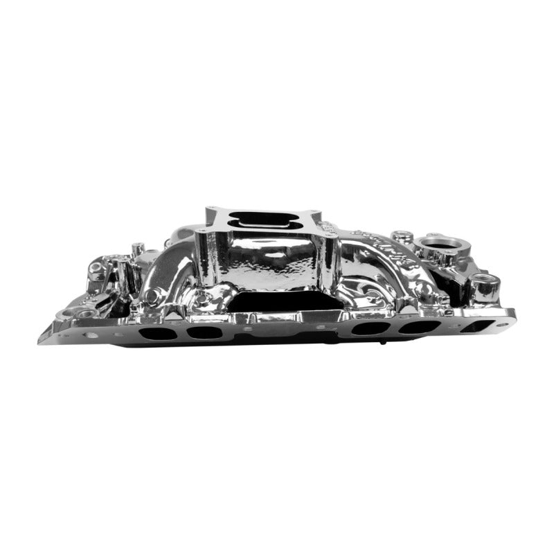 Edelbrock RPM Air-Gap Intake Manifold for Big-Block Chevy Oval Port - Chrome Plasma Finish-thumbmail-3