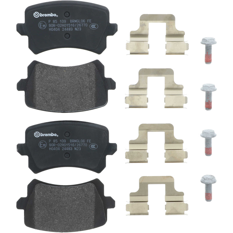 Brembo 2015 Volkswagen Tiguan/CC/Passat/ Audi Q3 QuattroRear Low-Met Brake Pad-thumbmail-1
