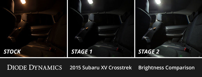 Diode Dynamics 13-16 Subaru XV Crosstrek Interior LED Kit Cool White Stage 2-thumbmail-2