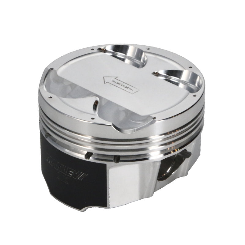 Manley Toyota 2JZGTE 86.5mm Bore +.5mm Oversize -1cc Dome 10:1 CR Turbo Tuff Piston Set w/ Rings-thumbmail-5