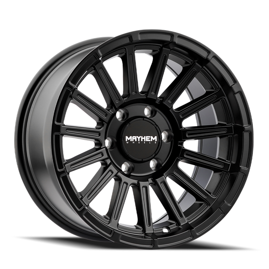 Mayhem 8309 Granite  17x9 / 6x135 BP / 0mm Offset / 87.1mm Hub Satin Black
