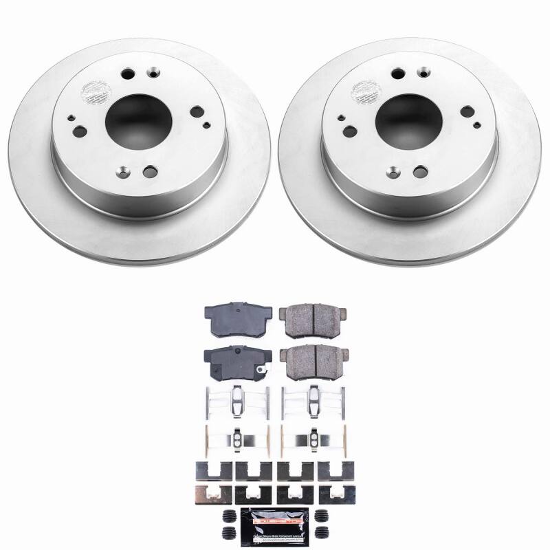Power Stop 1997 Acura CL Rear Z23 Coated Brake Kit-thumbmail-1