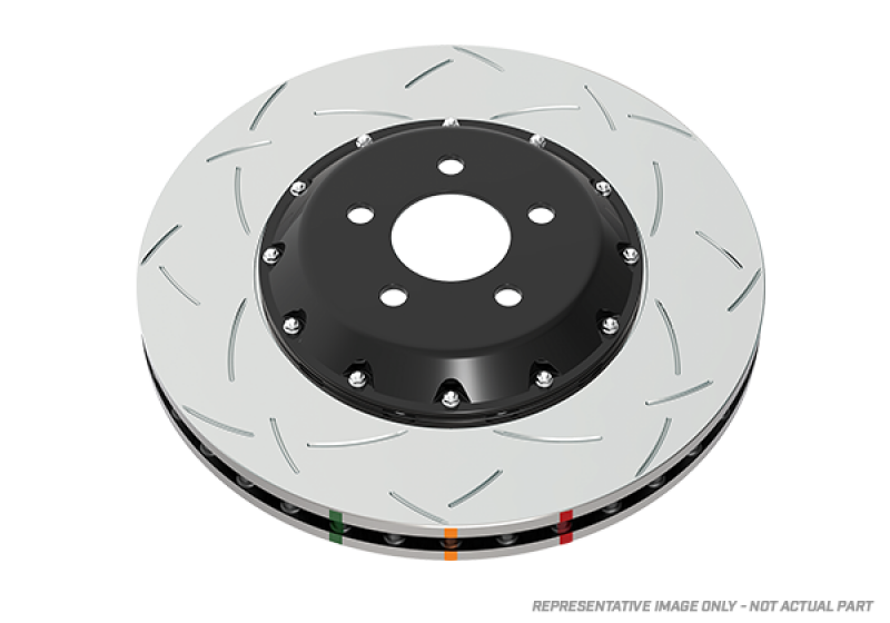 DBA 97-04 Corvette C5/C6 Front Slotted 5000 Series 2 Piece Rotor Assembled w/ Black Hat-thumbmail-1
