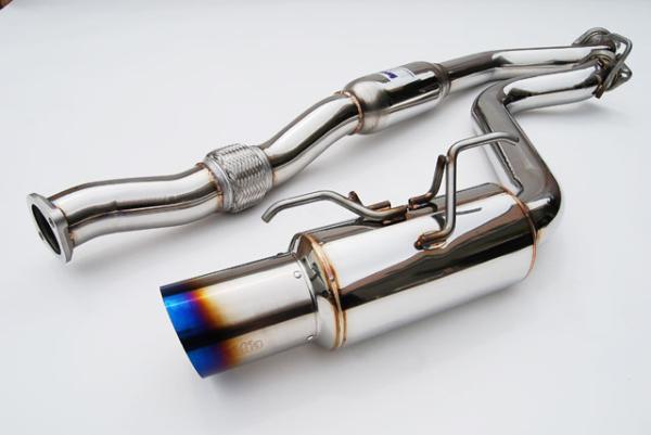Invidia 08+ WRX Hatch 76mm REGULAR Titanium Tip Cat-back Exhaust-thumbmail-2