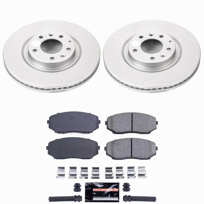 Power Stop 07-15 Mazda CX-9 Front Z23 Coated Brake Kit-thumbmail-1