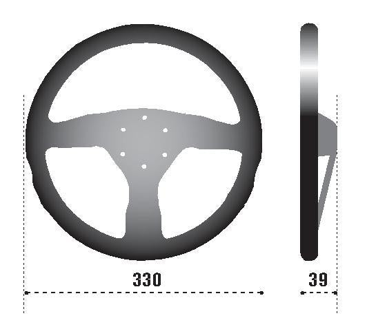 Sparco Strwhl 383 Suede Black