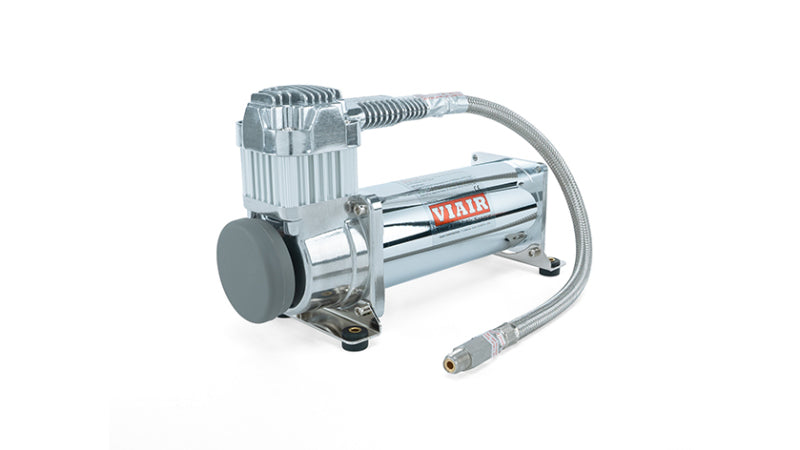 Air Lift 4 Gal. Polished Tank w/ Viair 444c Chrome Compressor (Incl. Fittings & Mounting Hardware)-thumbmail-3