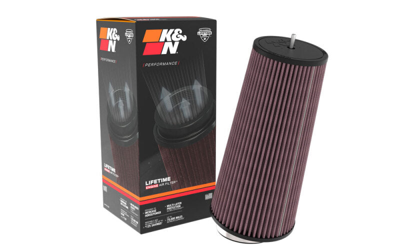 K&N Universal Clamp-On Air Filter 3-1/2in FLG - 5-3/4in B - 12-1/8in H-thumbmail-4