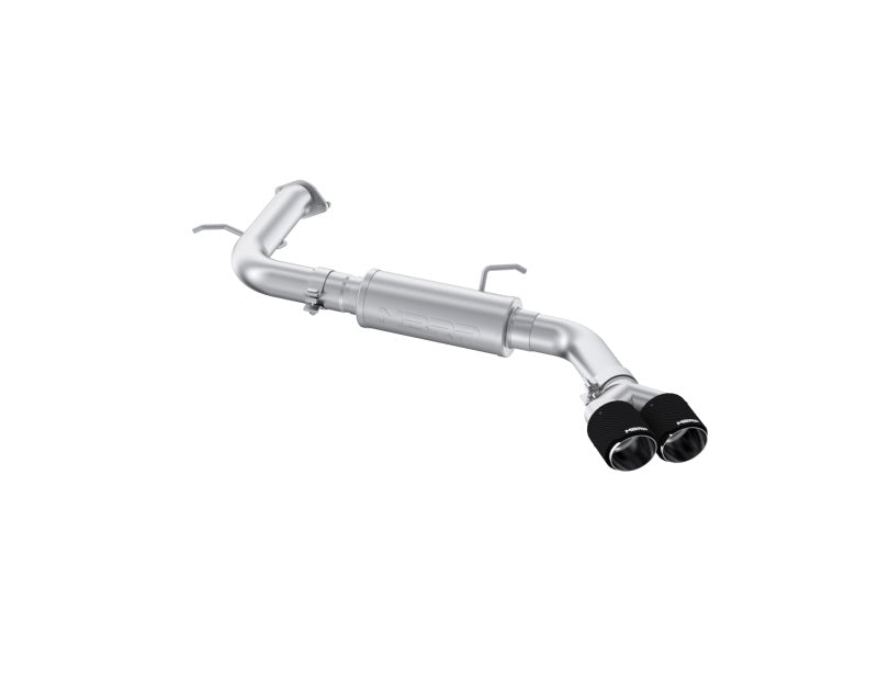 MBRP 21-24 Hyundai Hyundai T304 Stainless Steel 3in Axle-Back Rear Exit W/Dual Carbon Fiber Tip-thumbmail-1