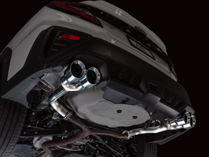 AWE Tuning 22-25 Subaru VB WRX Track Edition Axleback Exhaust - Chrome Silver Tips-thumbmail-4