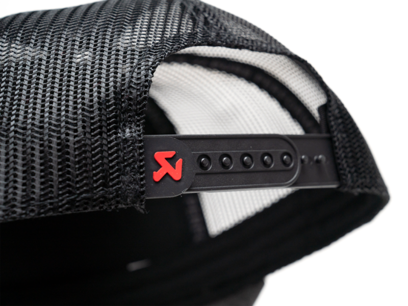 Akrapovic Logo Trucker Cap - Ash Grey / Black Mesh-thumbmail-2