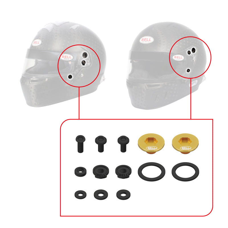 Bell SV (SE07/SE077/SE06) Pivot Kit - Red-thumbmail-3